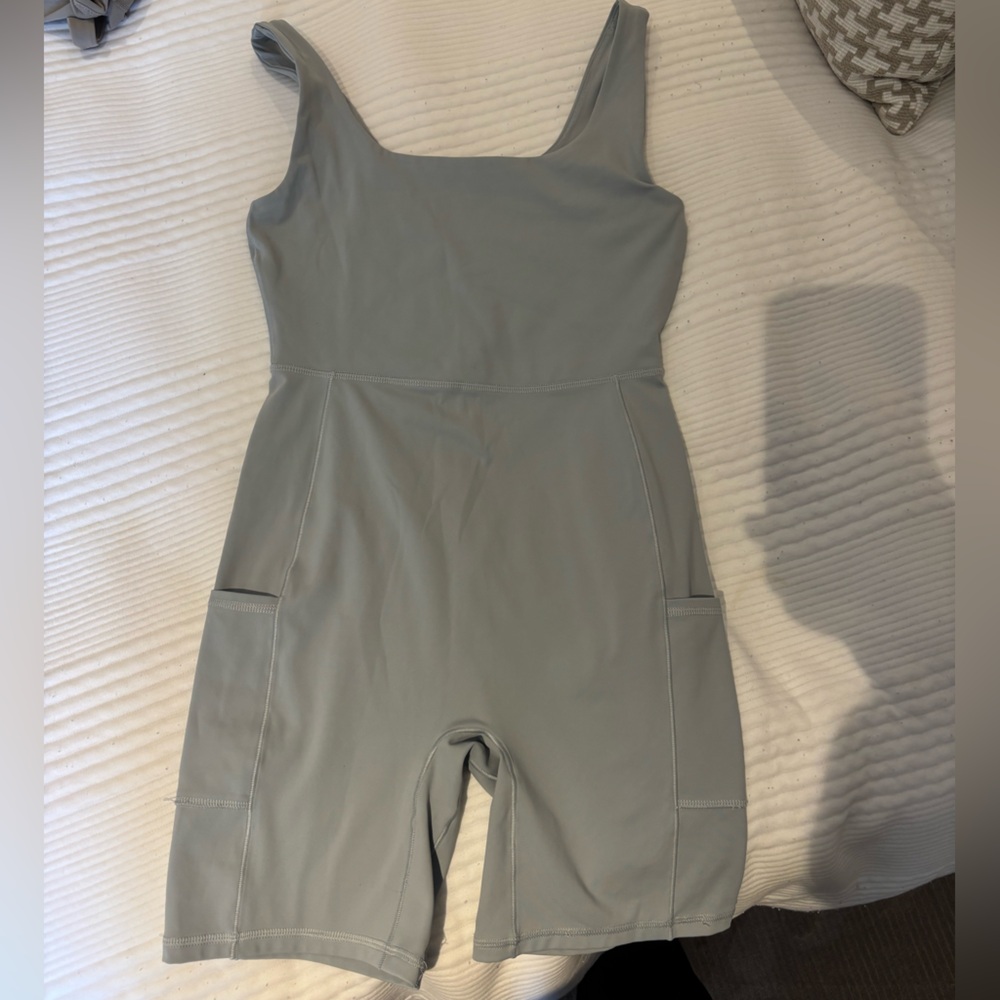 OAK + FORT Light Blue Romper